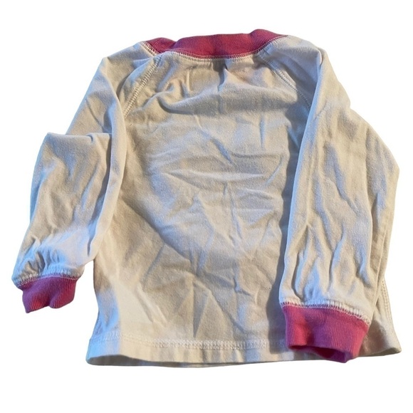 Mudpie two piece Reindeer appliqué Christmas shirt polka dot pants size 9-12 - Picture 6 of 12